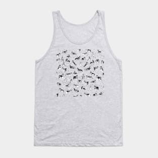 Many Husky dogs Tank Top